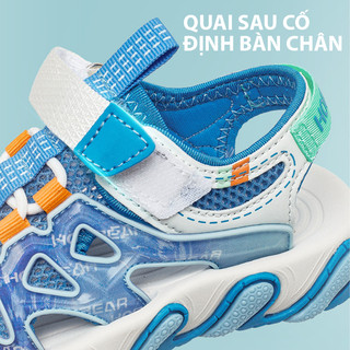Sandal chính hãng HOBIBEAR E1205 Blue, dép đi học đi chơi thời trang dành cho bé trai
