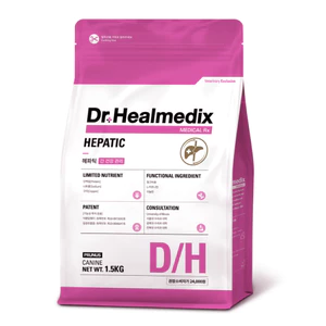 THỨC ĂN HẠT KHÔ HỖ TRỢ GAN CHO CHÓ DR. HEALMEDIX HEPATIC 1.5kg