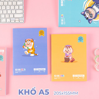 Tập Học Sinh A5 96 Trang CLASSMATE, Vở 4/5 Ô Ly Heo Nhí Giấy Cao Cấp 120gsm Không Lem NA5-09-001/002