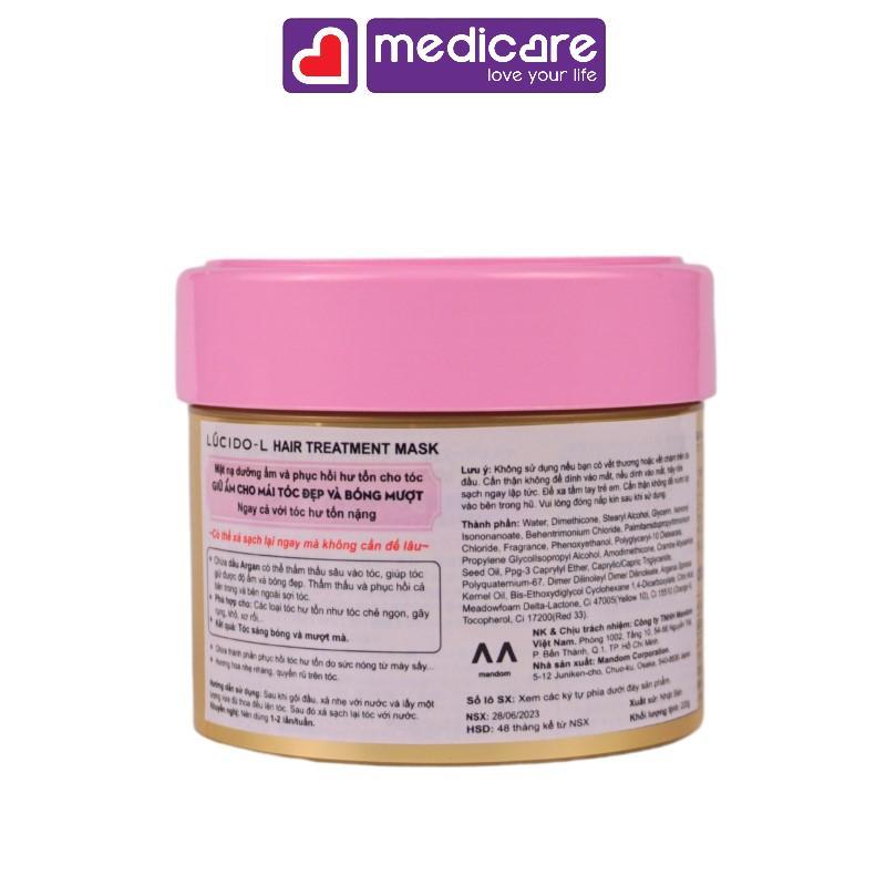 Mặt Nạ LÚCIDO Dưỡng Ẩm Và Phục Hồi Tóc 220g