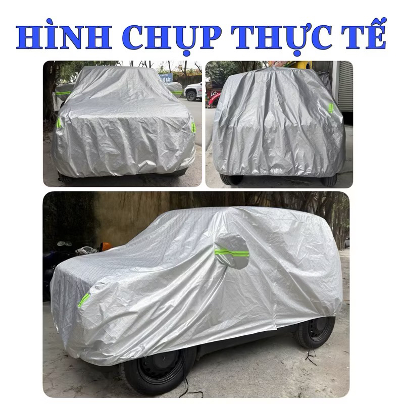 Bạt phủ ô tô Vinfast VF3 cao cấp 3 lớp cách nhiệt