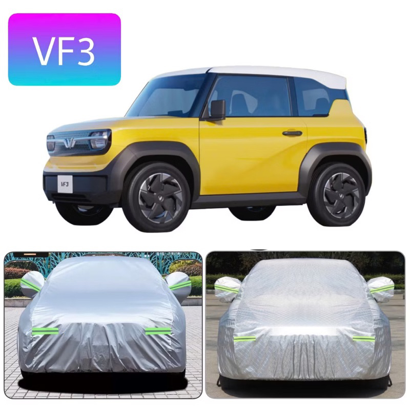 Bạt phủ ô tô Vinfast VF3 cao cấp 3 lớp cách nhiệt