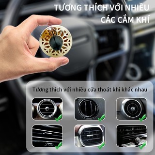 Sáp Thơm Ô Tô Cao Cấp Hương Nước Hoa Pháp Kẹp Cửa Gió Điều Hòa Sang Trọng, Thư Giãn,Chống Say Xe