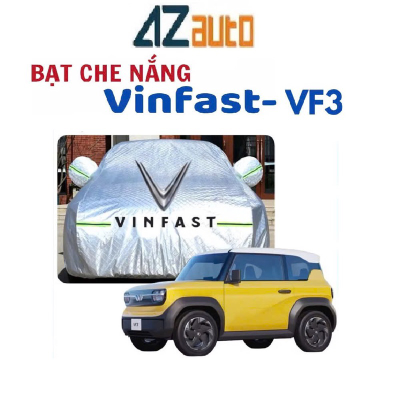 Bạt phủ ô tô Vinfast VF3 cao cấp 3 lớp cách nhiệt