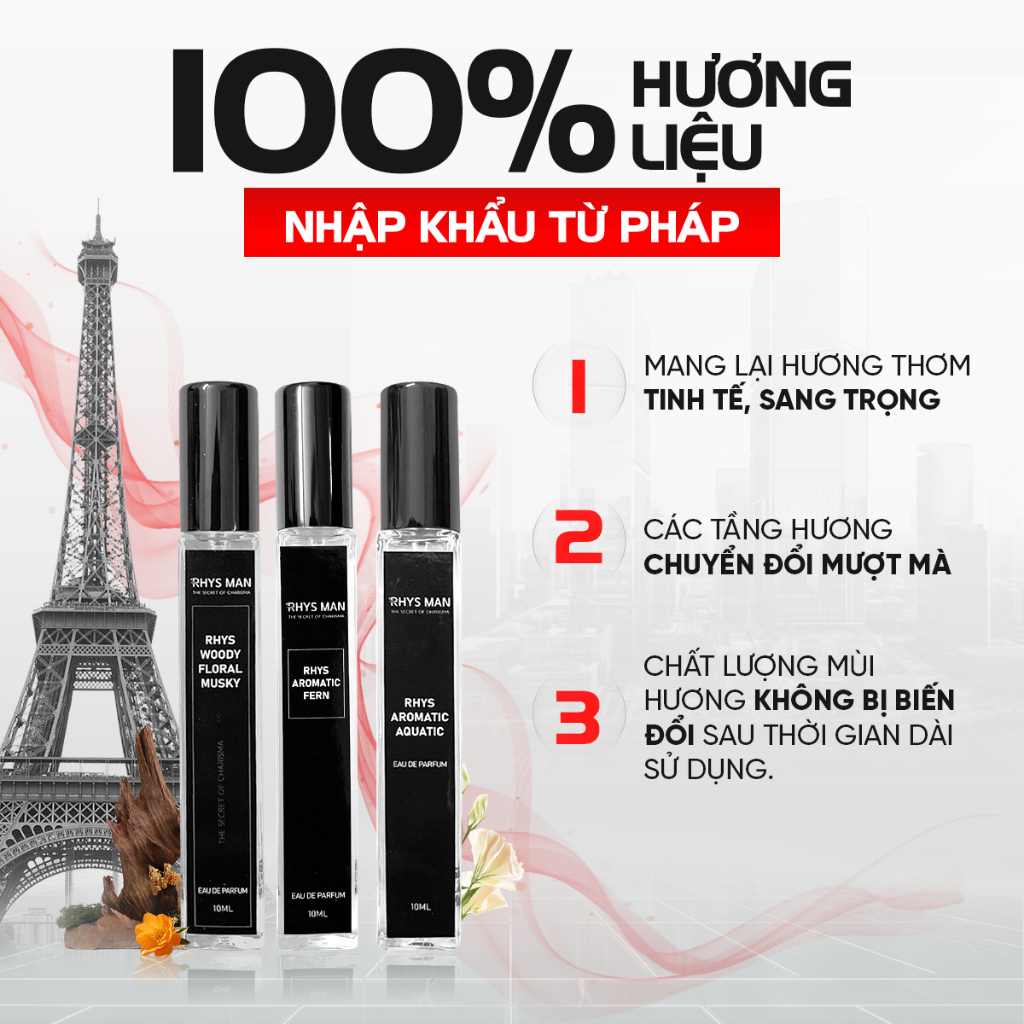 Ảnh Nước hoa nam RHYS MAN lịch lãm, đẳng cấp, lưu hương tới 12h 10ml/chai 2