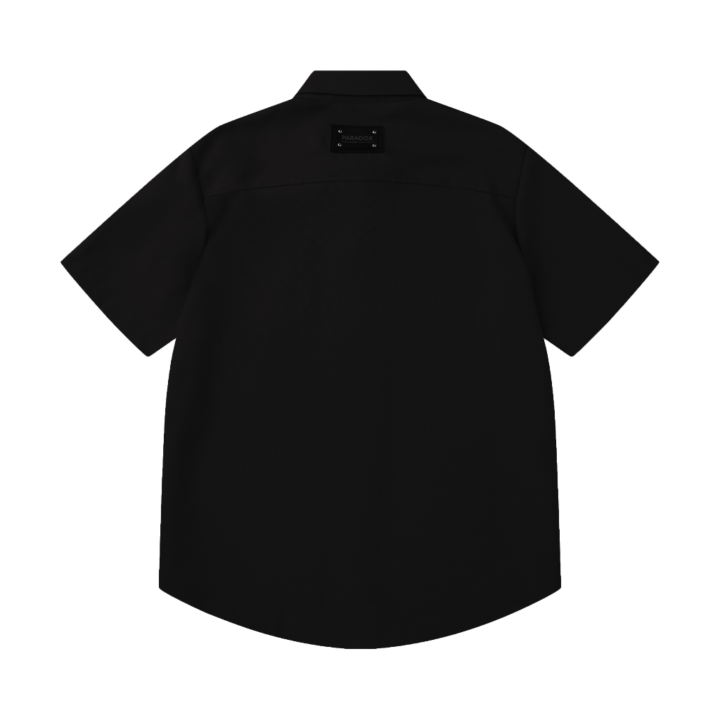 Ảnh Áo sơ mi POCKETY SHIRT Cotton lạnh Màu Trắng, Đen PARADOX SM5V0302 4
