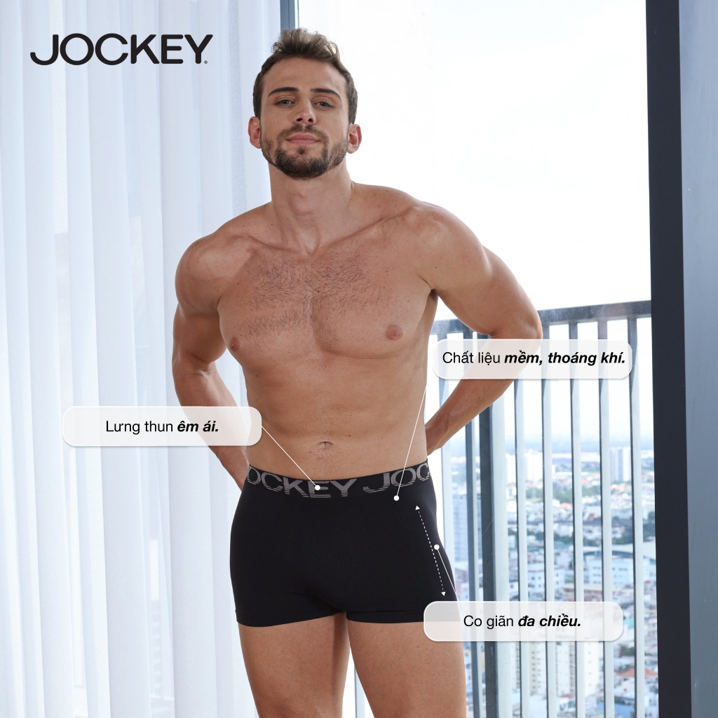 Ảnh Quần lót nam Jockey dáng trunk seamfree - J4054 4