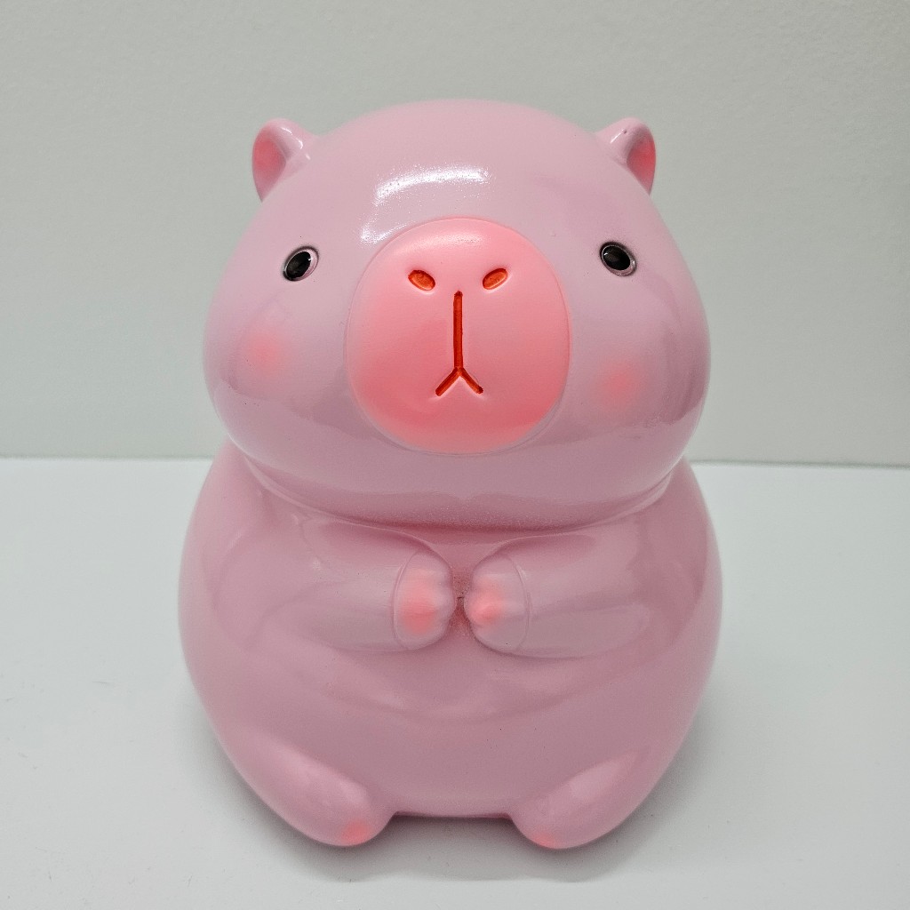 Heo Đất Lợn Đất Cappy Bara lỗ tròn(SIZE TO) cute Ống heo tiết kiệm tiền,trang trí,quà tặng CHINILINE