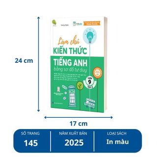 Sách - Tham khảo Lớp 9 - Làm Chủ Kiến Thức Tiếng Anh Bằng Sơ Đồ Tư Duy – Lớp 9 Tập 2