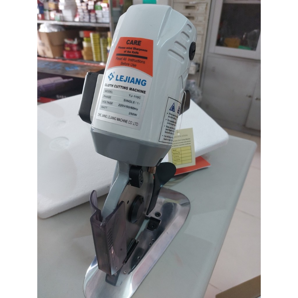 Máy cắt vải cầm tay chính hãng lejiang 110C MẪU MỚI CẢI TIẾN
