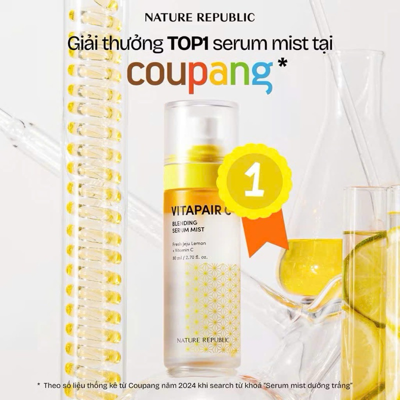 Xịt khoáng Vitapair C Blending Serum Mist Nature Republic