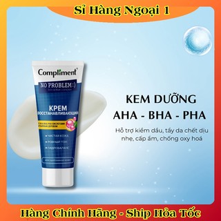 Kem Dưỡng Compliment No problem AHA-BHA-PHA Phục Hồi, Tái Tạo Da Dầu Mụn 50ml của Nga