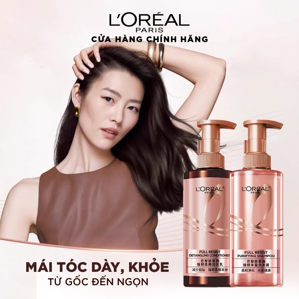 Dầu Gội Dầu Xả Loreal Paris Full Resist Giảm Rụng Tóc Và Giúp Tóc Chắc Khoẻ 440ml Cocolux
