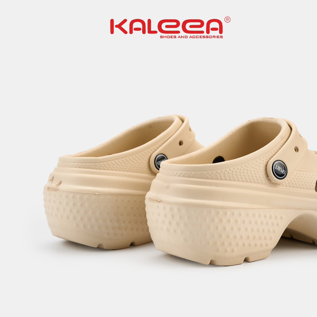 Ảnh Kaleea - Dép Sục Nữ Thời Trang Gắn Charm Hách Dáng Độn Đế 5P - D03 2