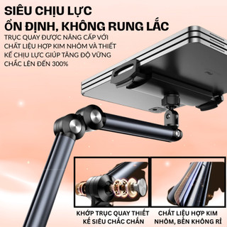 Gậy Đỡ Điện Thoại L0X3 Xoay 360 Độ, Giá Đỡ Điện Thoại Livestream quay video - Chất Liệu Hợp Kim Nhôm Cao Cấp