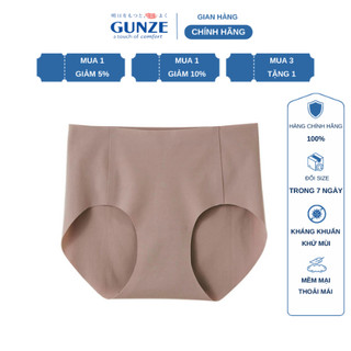 Quần lót thun lạnh tàng hình, quần lót nữ cao cấp không đường may, kháng khuẩn nội địa Nhật Gunze Tuché TV2370