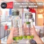 Bình Nước Thủy Tinh Chịu Nhiệt Chia Vạch Kèm Túi Đựng Dung Tích 750ml-1500ml