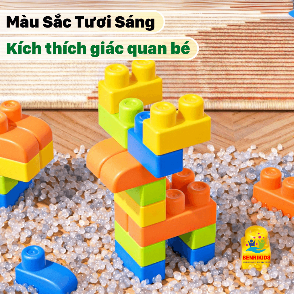 Ảnh Đồ Chơi Xếp Hình Cho Bé Bộ Lắp Ghép Xếp Mô Hình Bằng Nhựa Nhiều Chi Tiết Cho Trẻ Em Sáng Tạo 3