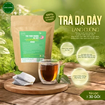 Trà Dạ Dày Hỗ Trợ Giảm Trào Ngược, Đau Dạ Dày,Tức Thượng vị,Đầy Bụng,Đầy hơi, Ợ Hơi THẦY THUỐC GIA ĐÌNH LANG CƯỜNG