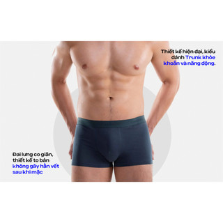 Combo 5 quần lót sịp nam Trunk Cotton co giãn thoải mái vải mềm thoáng khí Coolmate (màu ngẫu nhiên)