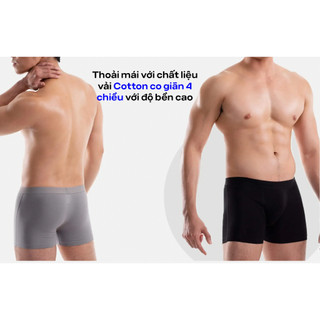 Combo 5 quần lót sịp nam Trunk Cotton co giãn thoải mái vải mềm thoáng khí Coolmate (màu ngẫu nhiên)