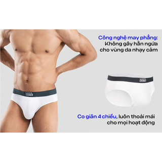 Combo 3 Quần lót tam giác nam BRIEF BAMBOO mềm mại, thấm hút, kháng khuẩn Coolmate
