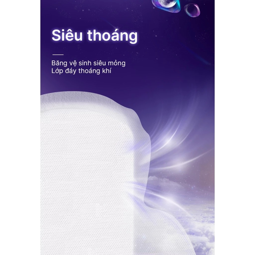 Ảnh Combo tiết kiệm băng vệ sinh UUcare Singapore Young Girl ban đêm 36cm 8 miếng 4