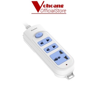 Ổ Cắm Điện Đa Năng Huntkey HK-A32 Chống Cháy 3 Lỗ Dây Dài 3M