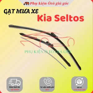 Gạt mưa xe Kia Seltos lưỡi silicone (1 ĐÔI)