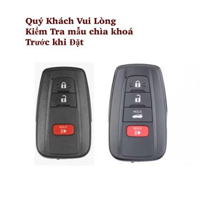 (3/4 Nút Bấm) Ốp Chìa Khóa TOYOOTA  86 Corolla Cross  lPRIUS  RAV4 CAMRY 19-23 Avalon Altis 22-23