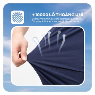 Áo Polo nam thể thao Dri-Cooling Mentoris, Chất vải siêu mát, siêu co giãn, thoáng khí MPL01