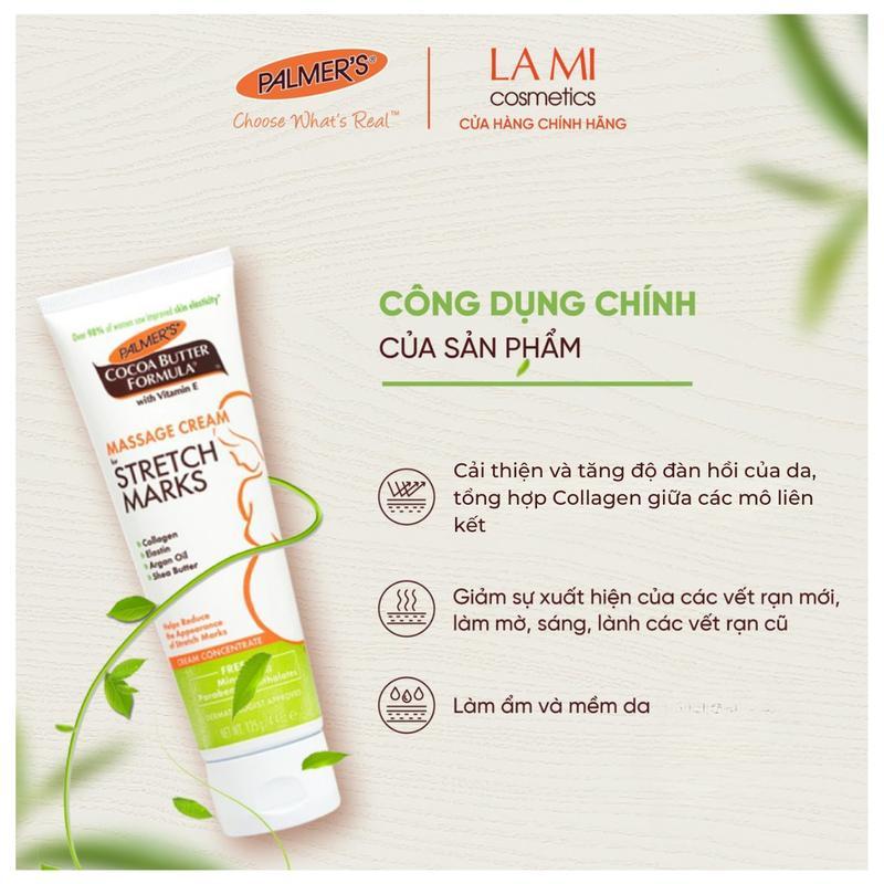 Ảnh COMBO X2 Kem dưỡng hỗ trợ ngăn ngừa và làm mờ rạn da Palmer's 125g 3