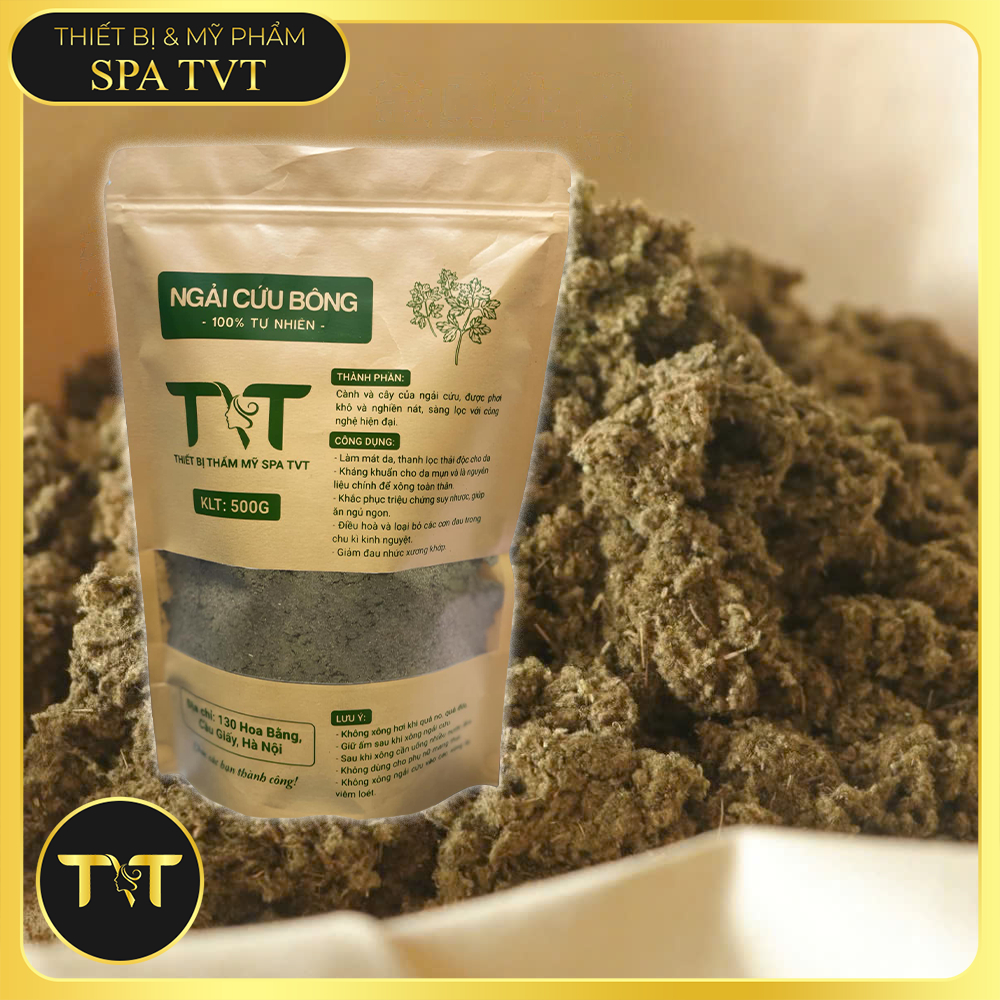 NGẢI CỨU KHÔ TVT 500G, NGẢI CỨU BÔNG CHO MÁY XÔNG NGẢI NÓNG, MÁY XÔNG DƯỠNG SINH ĐÔNG Y
