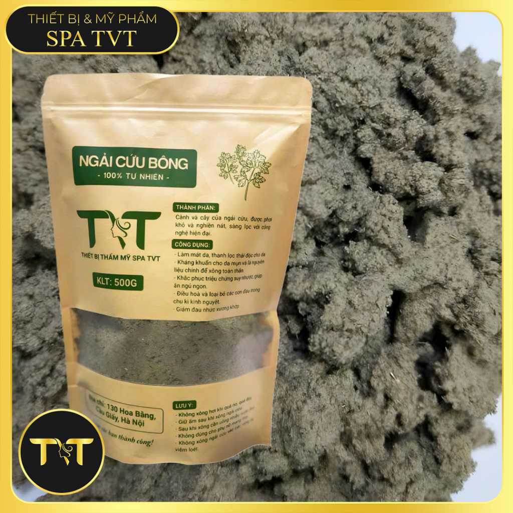 NGẢI CỨU BÔNG TVT 50G DÙNG THỬ – NGẢI CỨU XÔNG NÓNG, HỖ TRỢ LƯU THÔNG KHÍ HUYẾT, THƯ GIÃN CƠ THỂ