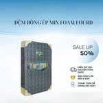 { Miễn phí ship } Đệm bông ép chần foam fourd nệm kim cương 2 mảnh, hàng chính hãng bảo hành 5 năm — ảnh 1