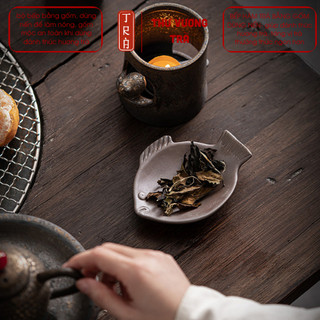Bếp đánh thức hương trà bằng gốm dùng nến tiện lợi giúp trà ngon hơn và chuẩn vị