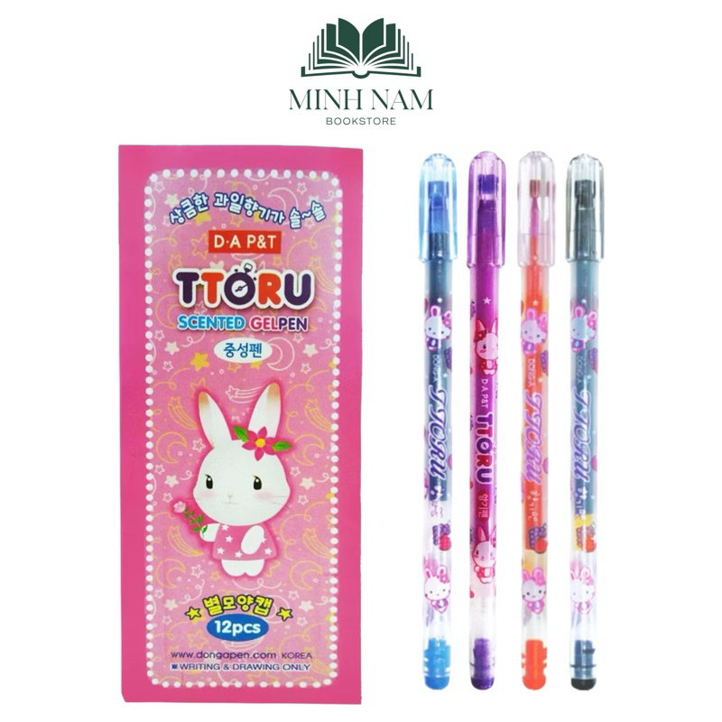 (Combo 5 Cây) Bút Gel Nho Ttoru D.A P&T sản xuất tại Hàn Quốc - Xanh ...