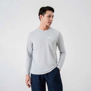 Áo thun nam dài tay, áo giữ nhiệt Sports,  logo ép nhiệt kiểu dáng thể thao  cao cấp