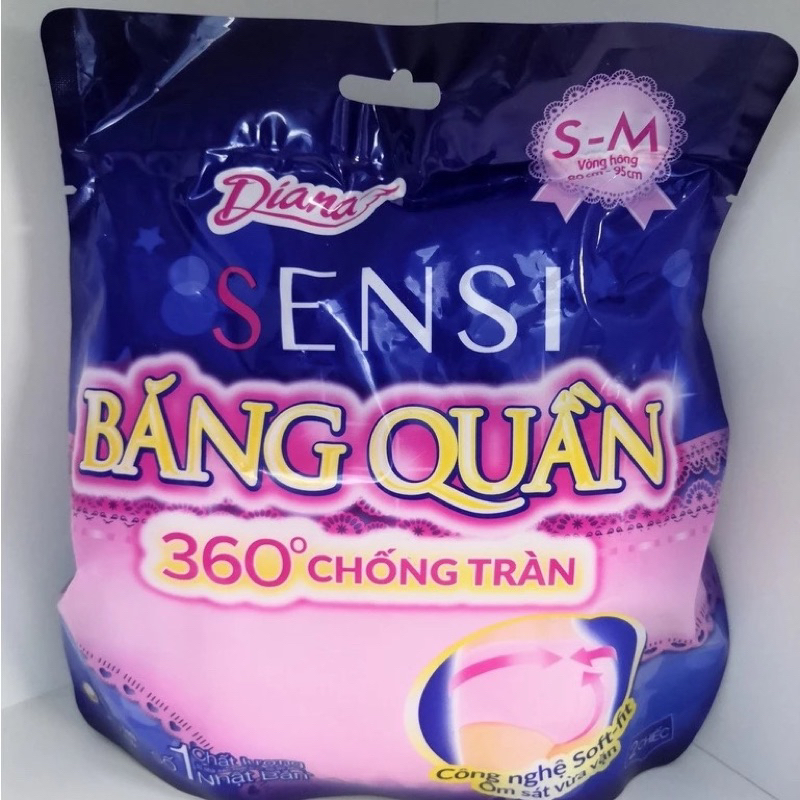 Diana Băng Quần Beauty Hip full size Sm,ML,LXl, 2--5- quần/gói