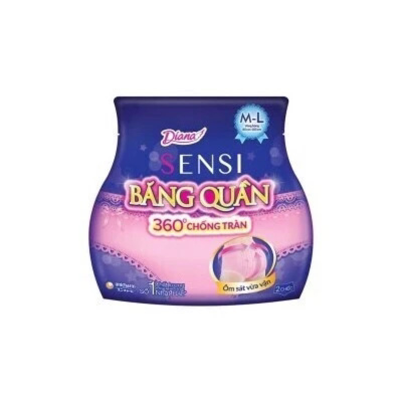 Diana Băng Quần Beauty Hip full size Sm,ML,LXl, 2--5- quần/gói