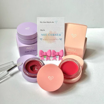 💗AOU Glowy Tint Balm - Son thạch dưỡng AOU💗Tặng cọ môi - Sẵn & Order💗