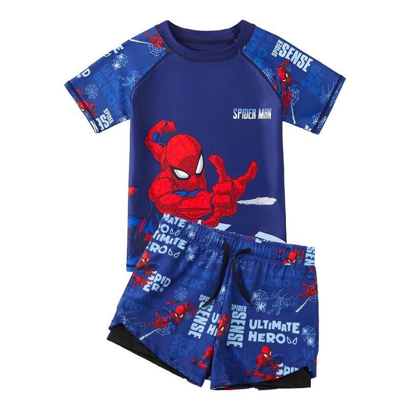 Bộ bơi bé trai tay dài, đồ bơi bé trai ngắn tay size đại khủng long kèm mũ Chất Liệu Co Giãn 15kg - 54kg