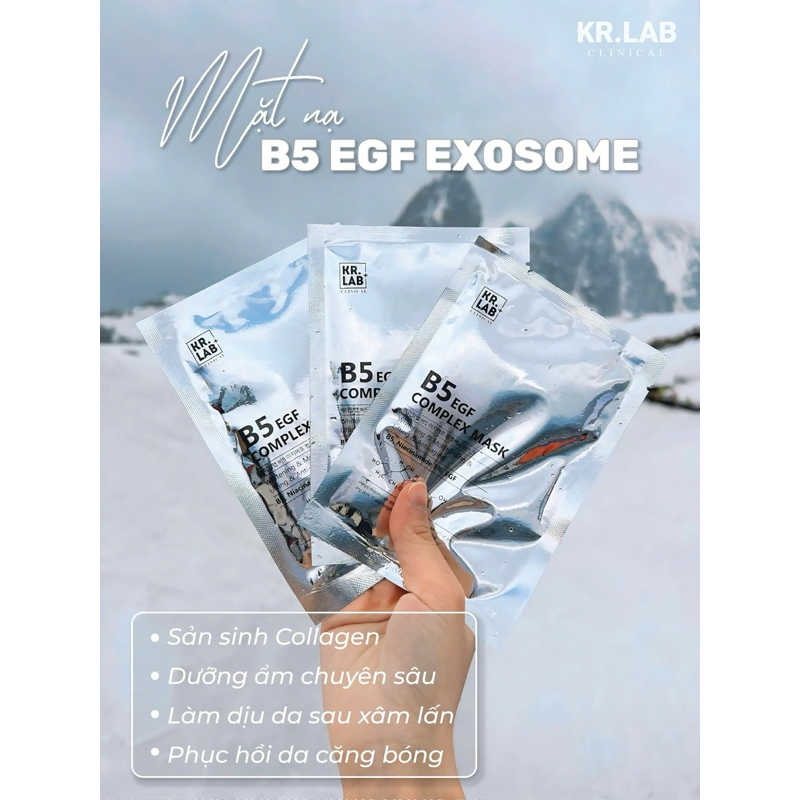 Combo 30-50 miếng Mặt nạ Kr.lab B5 EGF complex mask - hạn 2028 Hàn Quốc  IS84