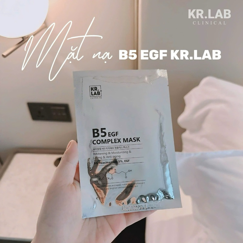 Combo 30-50 miếng Mặt nạ Kr.lab B5 EGF complex mask - hạn 2028 Hàn Quốc  IS84
