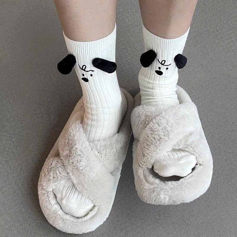 TẤT HÌNH CHÓ TAI DÀI ĐÁNG YÊU PHONG CÁCH HÀN QUỐC BY DANDAL