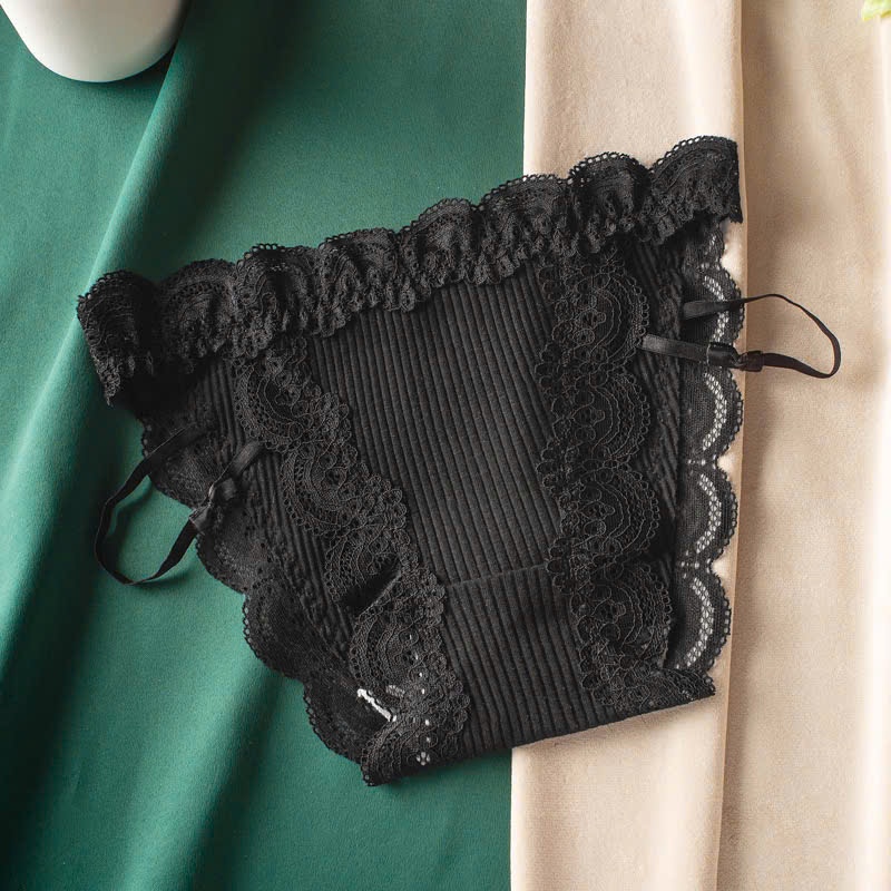 Quần Lót Ren Cạp Thấp Dây Nơ Gợi Cảm  3 Màu Trắng, Ghi, Đen  Size M/L/XL Thương hiệu Dandal