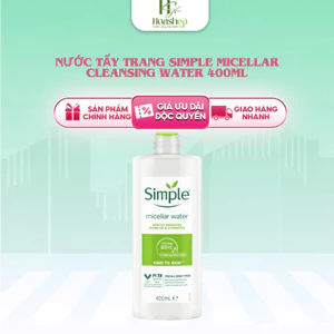 Nước tẩy trang Sim.ple Micellar Cleansing Water 400ml