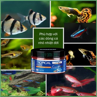 Thức Ăn Biozym Tropical Fish Food (Hạt) - Tăng Cường Màu Sắc Và Giàu Dinh Dưỡng Cho Cá Cảnh