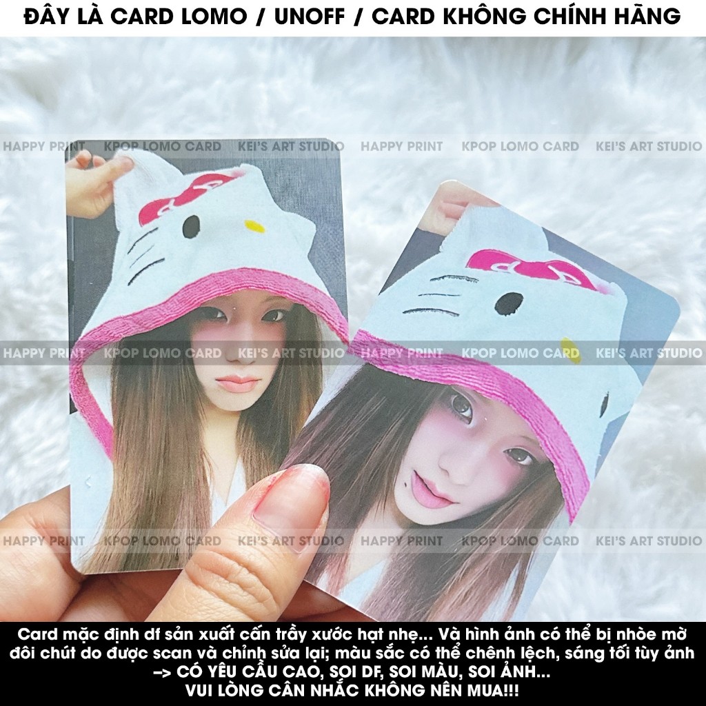 [CARD LOMO MUA 3 TẶNG 1] Jisoo Solo Amortage, soo solo, soo kitty, soo say hi, soo má tim, soo búi