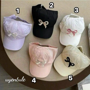 Mũ nữa đầu thêu style Hàn 48-54cm cho bé 2-8 tuổi